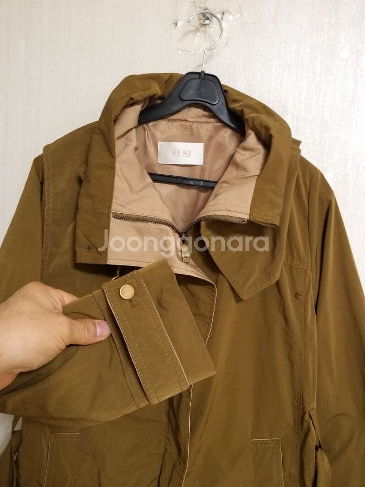 여성 SJSJ 간절기 패딩 하프코트 (90-슬림95)--2