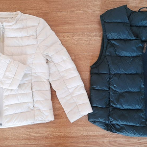 오리털겡량 패딩 자켓 오리털 조끼