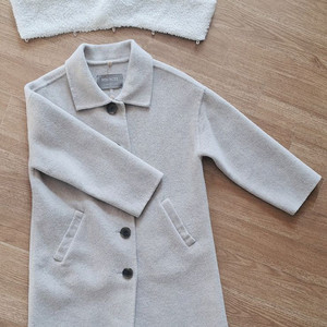 페르미츠 울 모직 핸드메이드 아동 코트