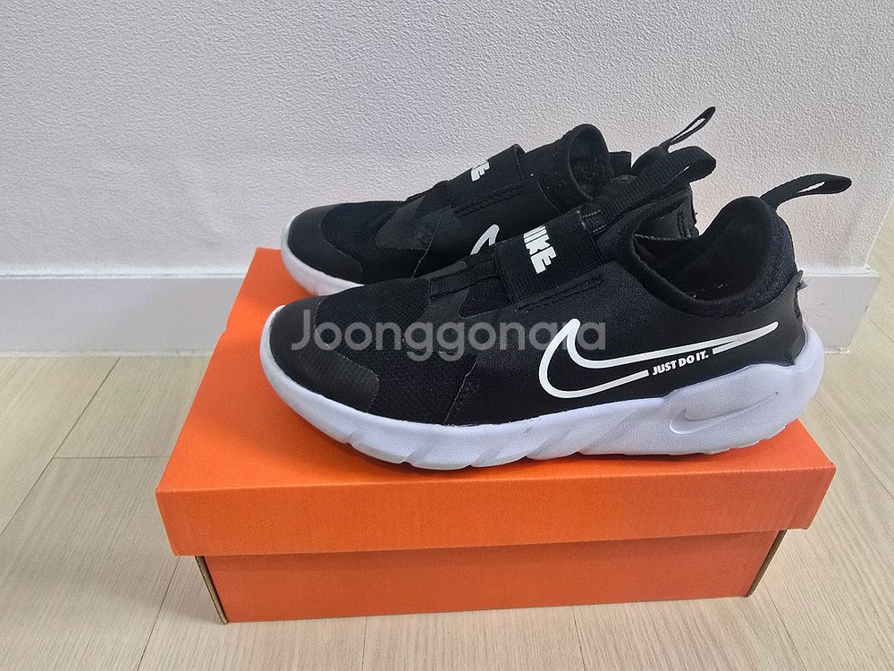 나이키 키즈 플렉스 러너 2 운동화 200사이즈 블랙--0