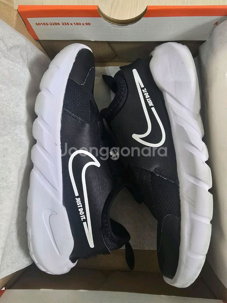 나이키 키즈 플렉스 러너 2 운동화 200사이즈 블랙--6
