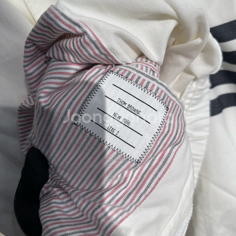 (2)톰브라운 데님 후드 자켓--2