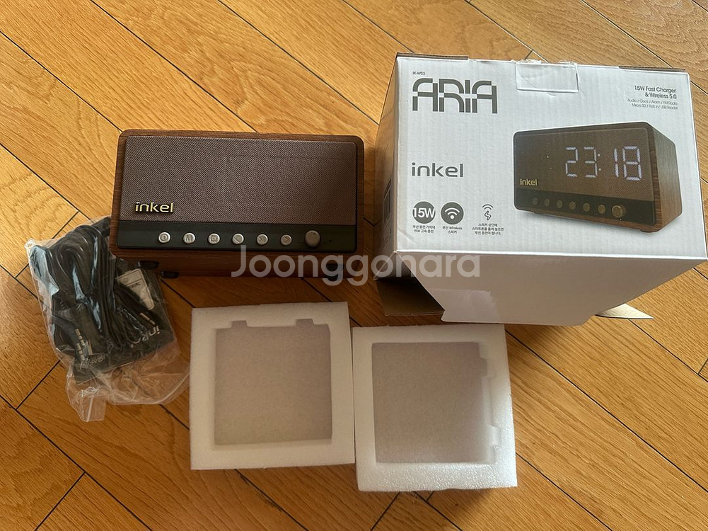 인켈 ARIA 무선 15W 고속충전 블루투스 미니 스피커 IK-WS3(새상품)--0