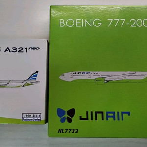 진에어 에어부산 비행기모형 LCC 1:400