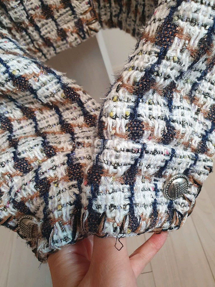 랑방 트위드 자켓--1