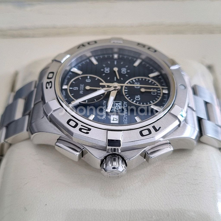 태그호이어 아쿠아레이서 크로노그래프 구구형 청판--4