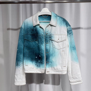 (44)루이비통 스프레이 데님 자켓