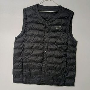 남성 리복 슬림 패딩조끼 (블랙.100)