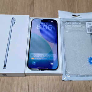 아이폰 17 Air 스카이 블루 256기가 풀박스 최상급 판매