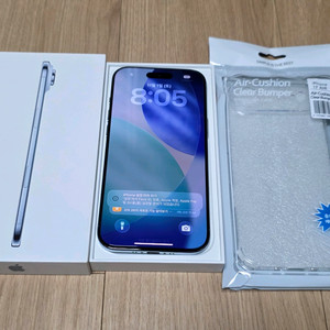 아이폰 17 Air 스카이 블루 256기가 풀박스 최상급 판매