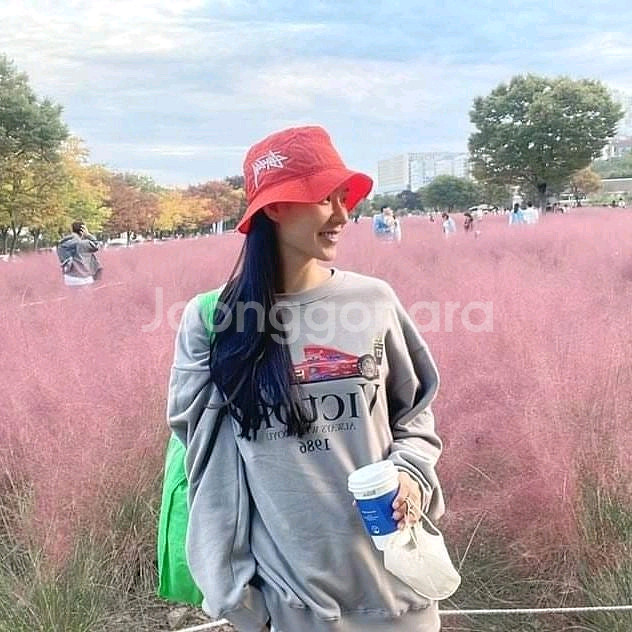 새상품 코유 오버핏 맨투맨 L--2