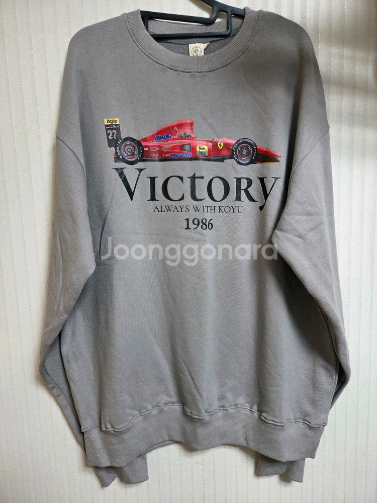 새상품 코유 오버핏 맨투맨 L--3