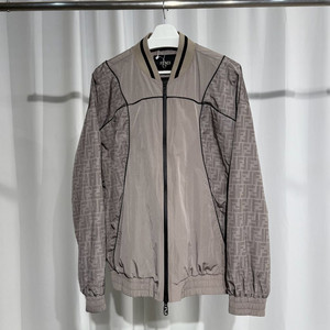 (52)펜디 FF 모노그램 파이핑 디테일 블루종 자켓5