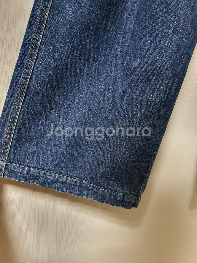 마인 MINE 백밴딩 투턱 와이드 데님 팬츠 55 사이즈 정품 24SS--5