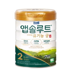 (익일발송) 유기농 궁 2~3단계 800g 2캔