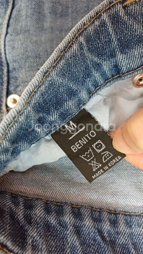 (새상품) 베니토 부추컷 데님 4계절용 m--7