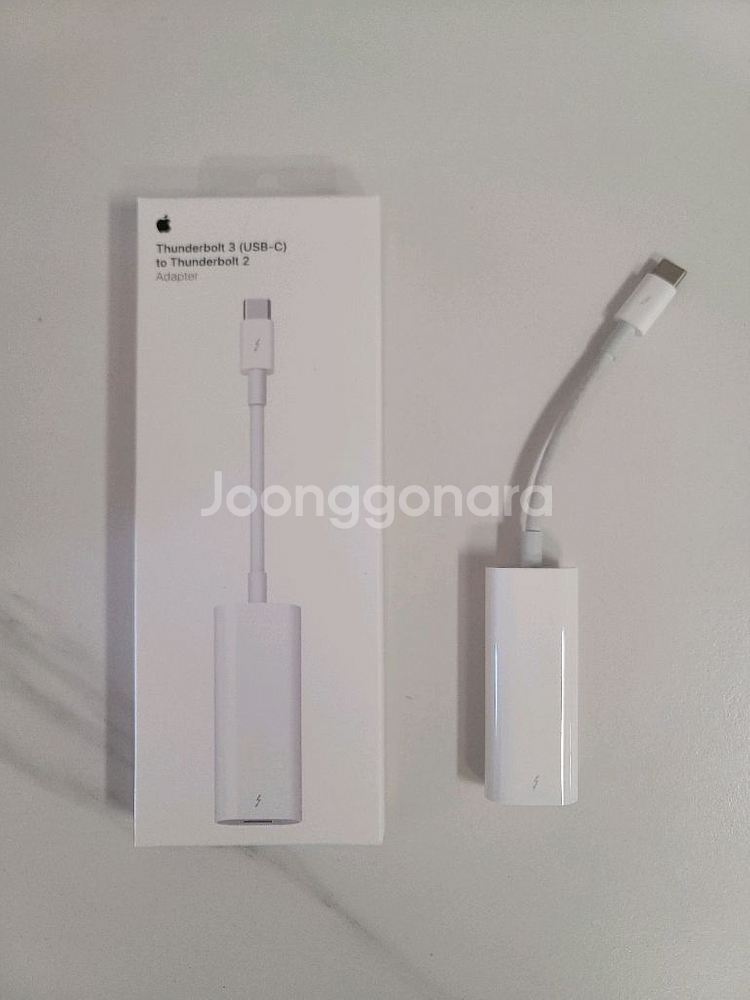 썬더볼트3 USB-C to 2 어댑터(애플정품), 코닝 썬더볼트2. 5.5m 판매합니다.--0