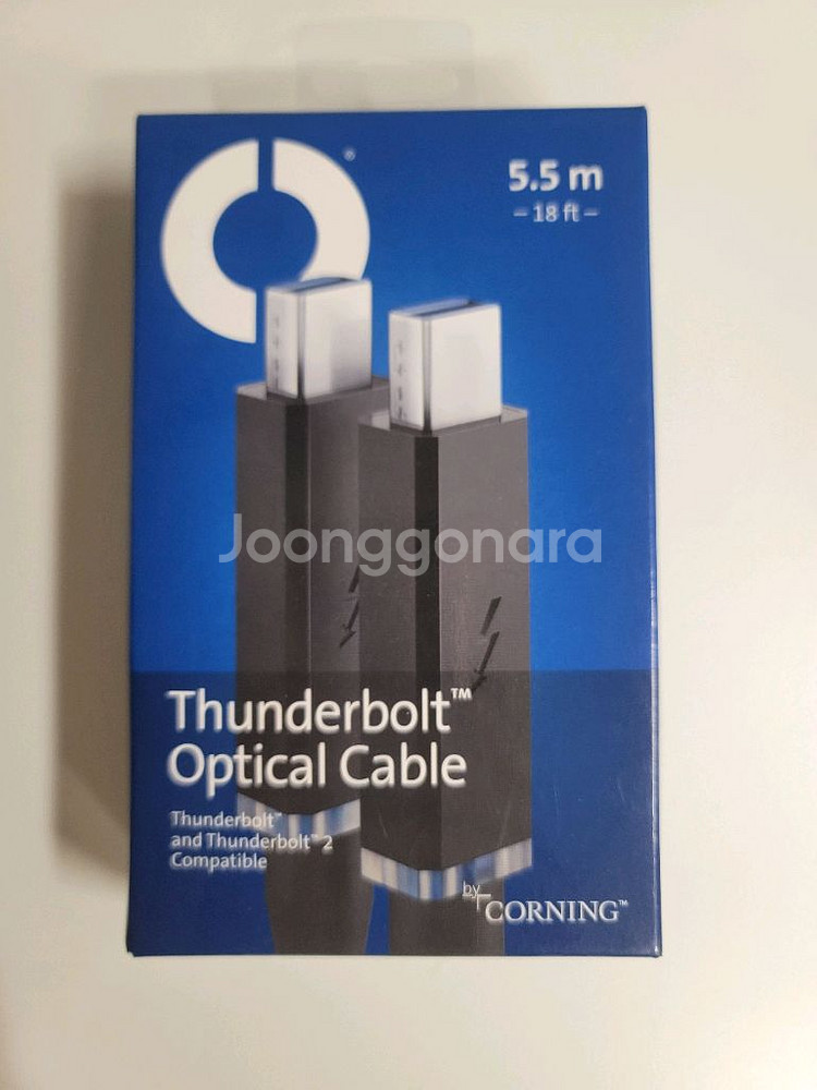 썬더볼트3 USB-C to 2 어댑터(애플정품), 코닝 썬더볼트2. 5.5m 판매합니다.--5