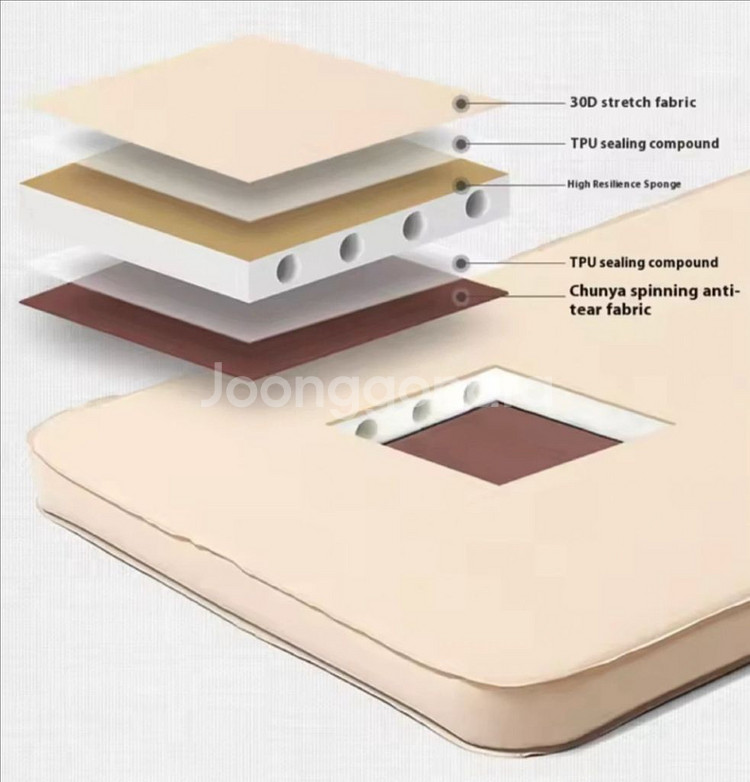 로하스 캠핑 2인용 자충 에어매트--2