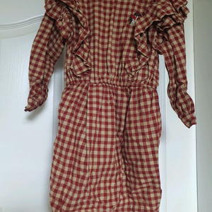 리미떼두두 여아 체크원피스 m