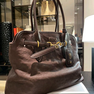 미우미우 아방뛰르 나파 가죽 백 / 브라운 / 신세계강남 영수증