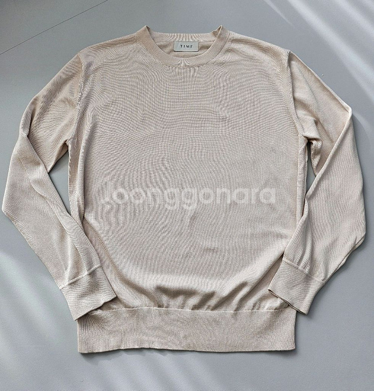 타임옴므 실크 니트--0