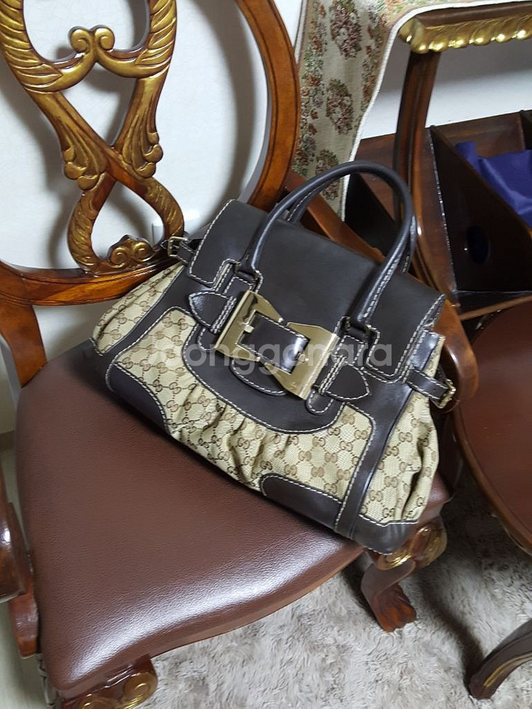 정품구찌숄더백--7