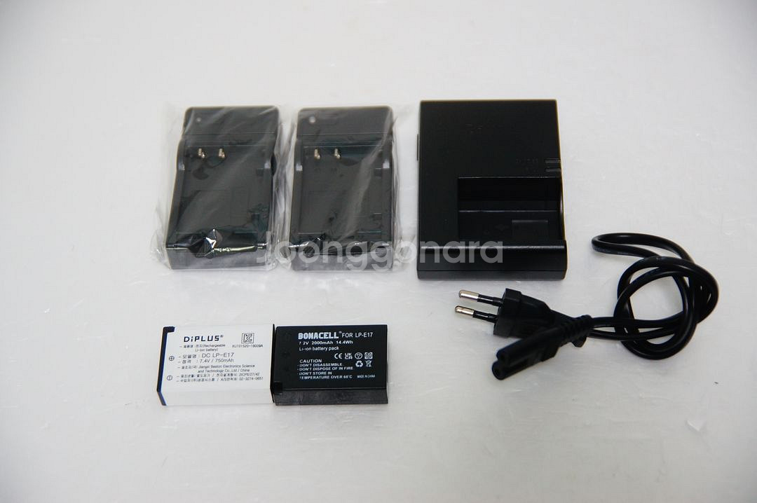 [캐논] LP-E17 미러리스용 배터리, 충전기--0