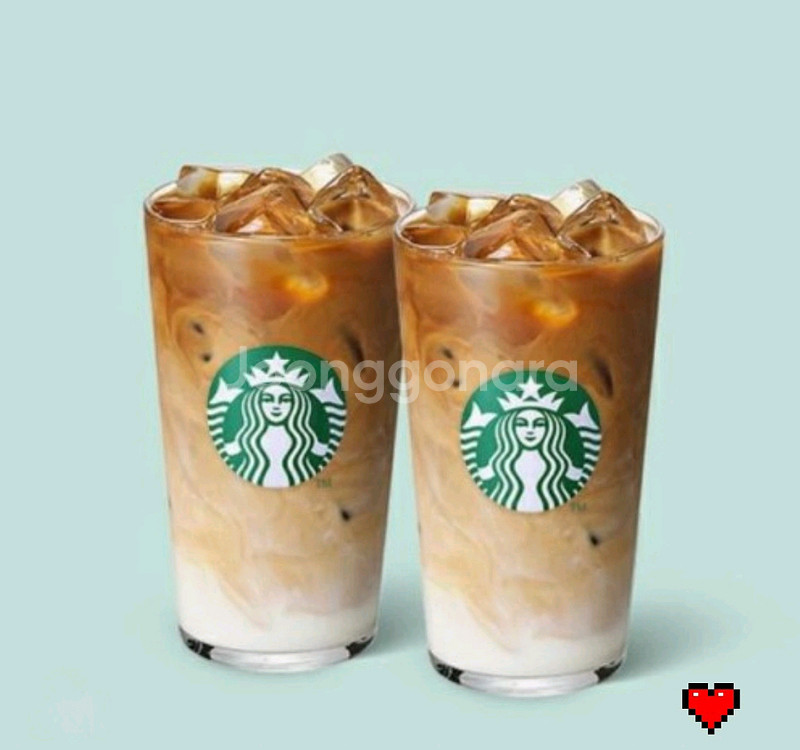 스타벅스 땡스어라떼 카페라떼 tall 2잔 세트--0