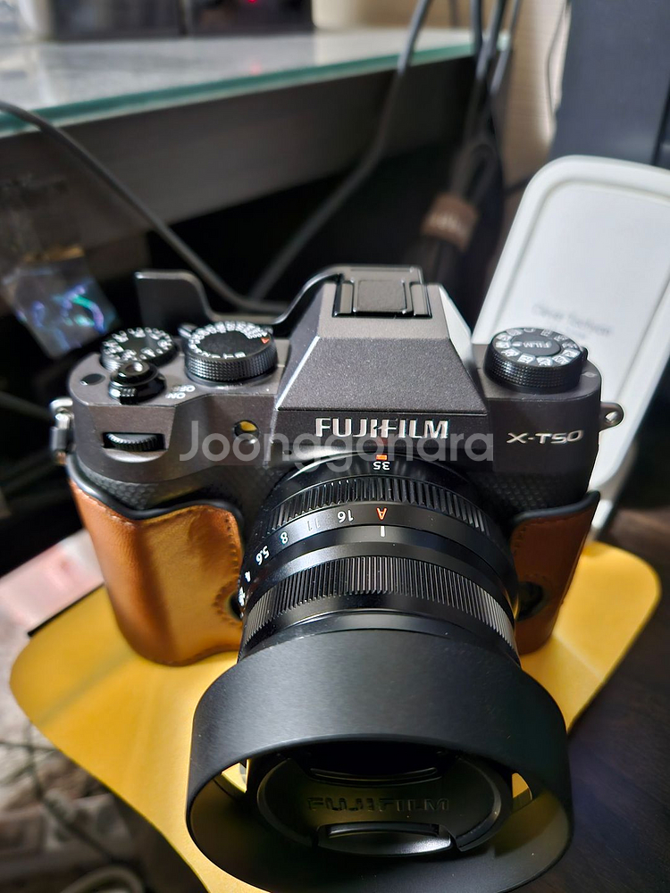 후지 x-t50 블랙 신품급 바디와 xf35mm f2 렌즈--2