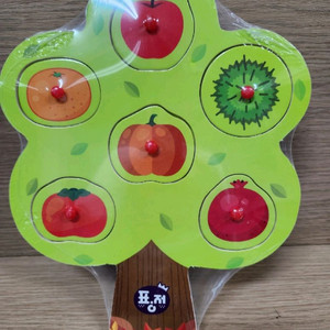 [새제품] 가을열매...아기 창의교구(나무 원목 목각 장난감)