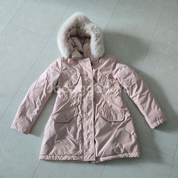 몽클레어키즈 여아 롱패딩 10y 리얼폭스퍼--0