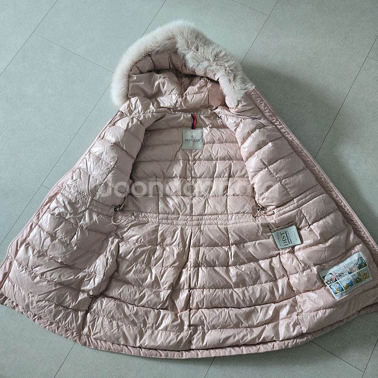 몽클레어키즈 여아 롱패딩 10y 리얼폭스퍼--1