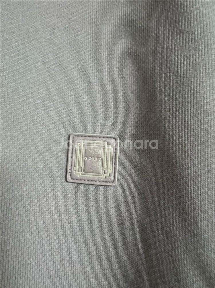 솔리드옴므 백로고 후드 48사이즈--1