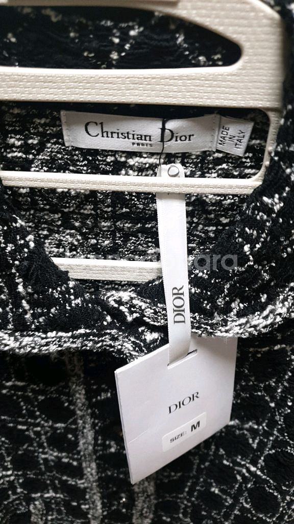 디올 트위드 자켓--1