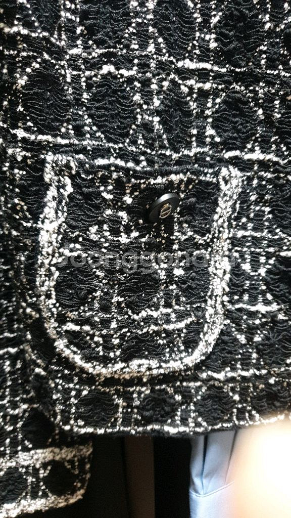 디올 트위드 자켓--2