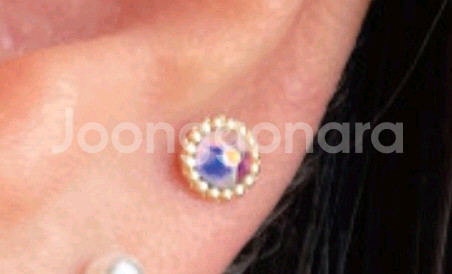 14k 골드 오로라피어싱귀걸이팝니다--1