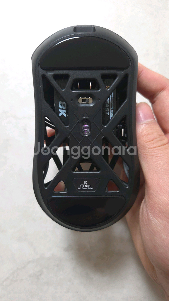 WLMOUSE BEAST X MAX 짐승 맥스 타공 블랙--3