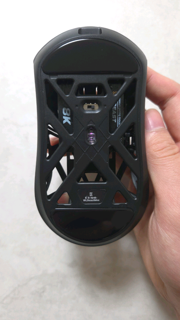 WLMOUSE BEAST X MAX 짐승 맥스 타공 블랙--3