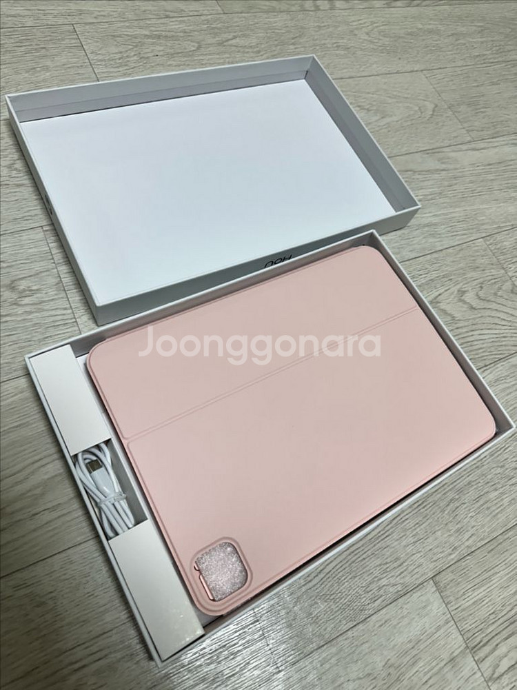 아이패드용 HOU 블루투스 키보드 케이스 핑크--1