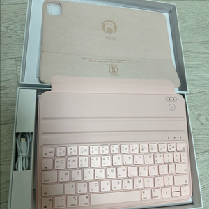 아이패드용 HOU 블루투스 키보드 케이스 핑크