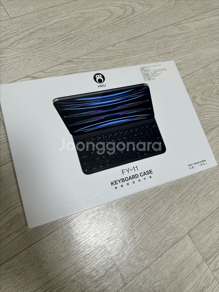 아이패드용 HOU 블루투스 키보드 케이스 핑크--2