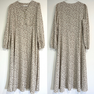 새상품/블랙라벨 패턴 롱원피스