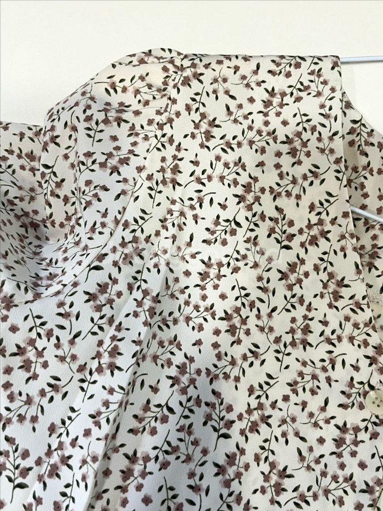 새상품/블랙라벨 패턴 롱원피스--4