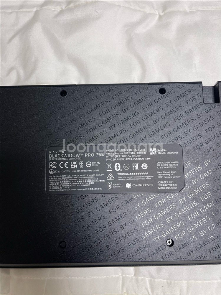 블랙위도우 v4 75 pro 무선 키보드 정품--3