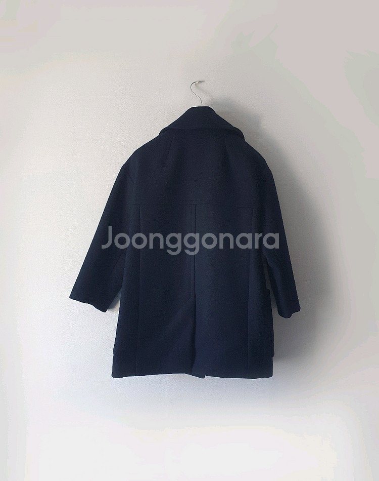 이자벨마랑 더블 브레스티드 오버사이즈 하프 코트--2