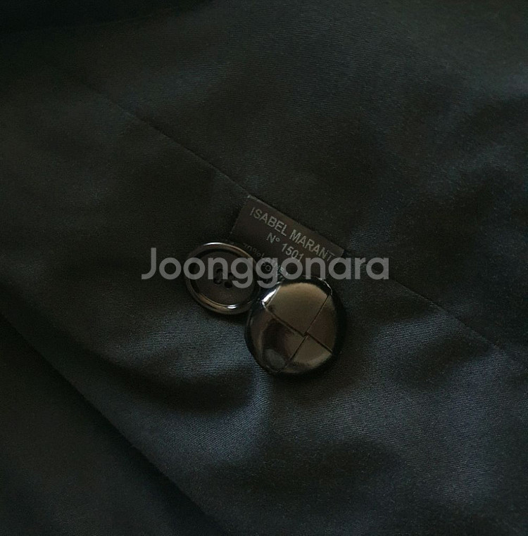 이자벨마랑 더블 브레스티드 오버사이즈 하프 코트--6