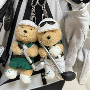 스타벅스 베어리스타 골프 여자 남자 커플