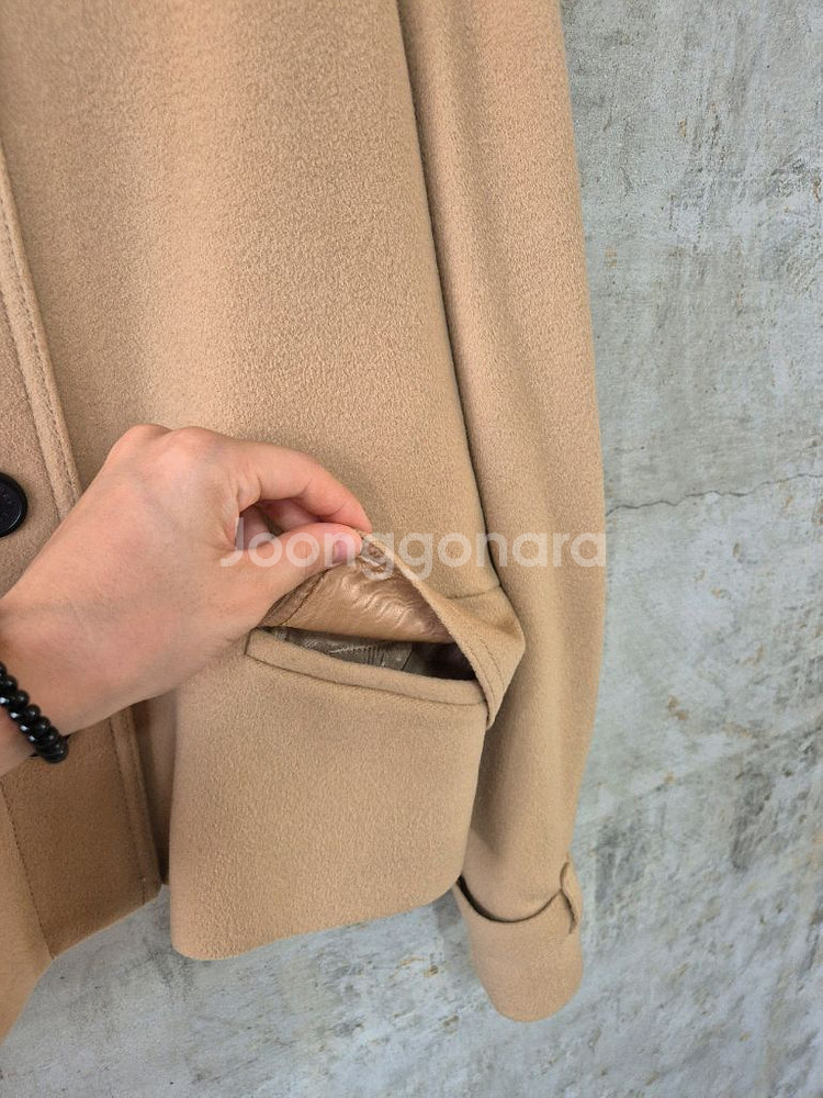 버버리 캐시미어 블렌드 코트--3