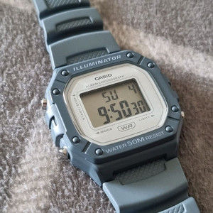 카시오 시계 W 218HC 2AV